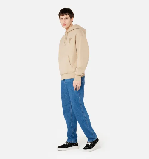ami hoodie beige