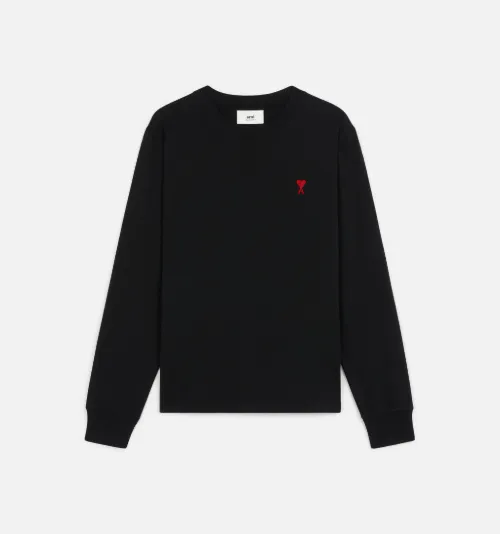 ami long sleeve heart tee