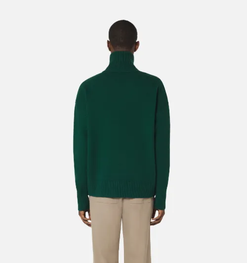 green lurex jumper