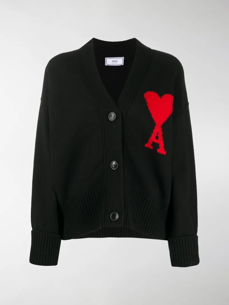 ami paris cardigan