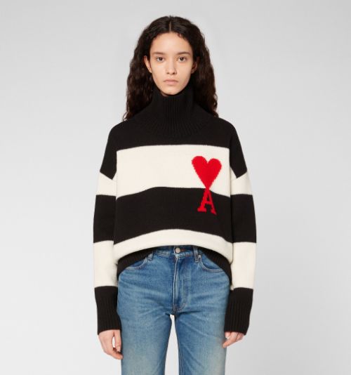 Ami de clearance coeur oversize sweater