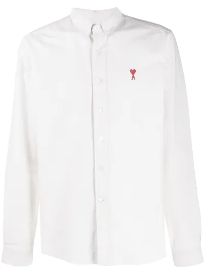 Ami De Coeur patch button-down shirt | AMI Paris | Eraldo.com