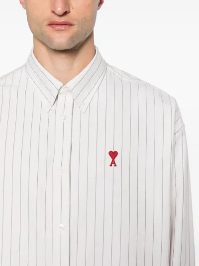 AMI Paris Ami de Coeur striped shirt | Eraldo.com AQ