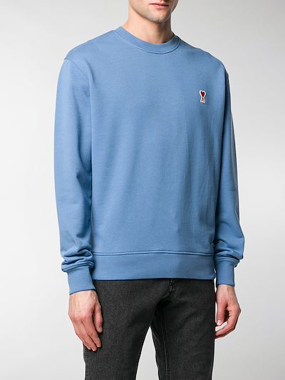 ami blue sweatshirt