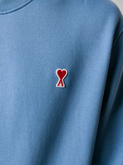ami blue sweatshirt