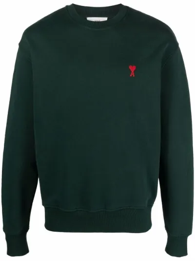 ami green sweatshirt