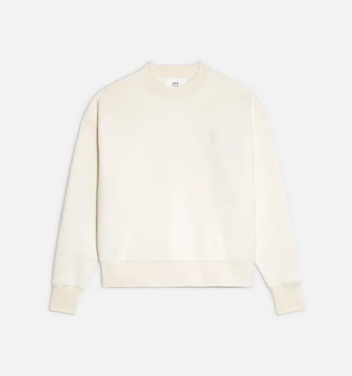 White Ami De Coeur Sweatshirt - Ami Paris Official Mx