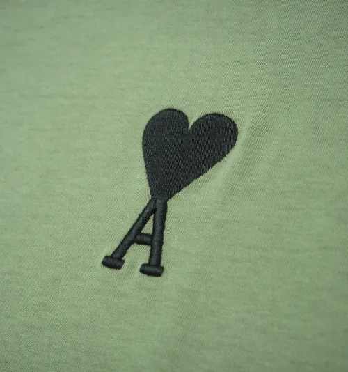 Green Ami De Coeur T-shirt | AMI PARIS US