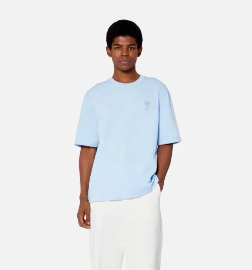 Sky Blue T-Shirt | AMI Paris US