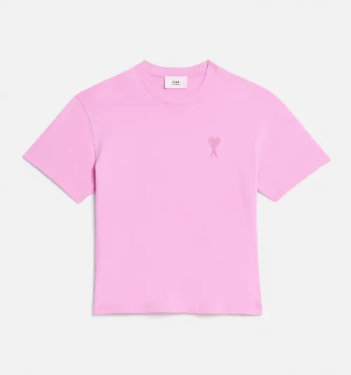 Pink Ami De Coeur T Shirt | AMI PARIS US