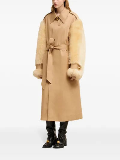 コート AMI PARIS FW23 BELTED COAT (FCO308_WV0022263) AMI Paris belted faux-fur coat | Eraldo.com FR