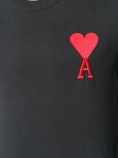 ami paris big heart t shirt