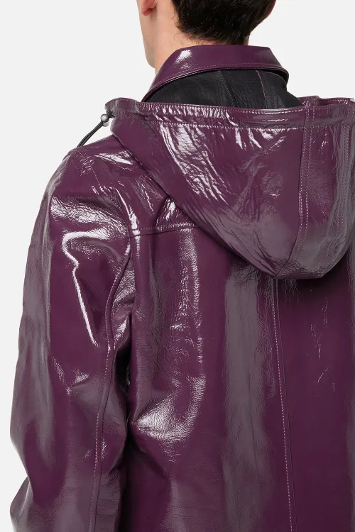 purple vinyl jacket