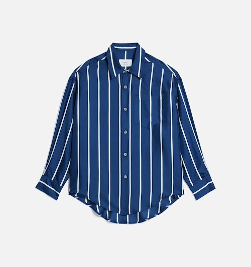 ami paris striped shirt