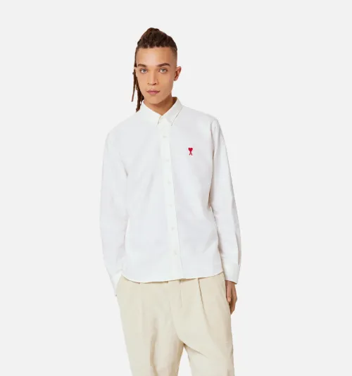 Button-Down Ami De Coeur Shirt - AMI 