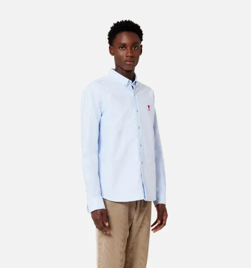 Button-Down Ami De Coeur Shirt - AMI 