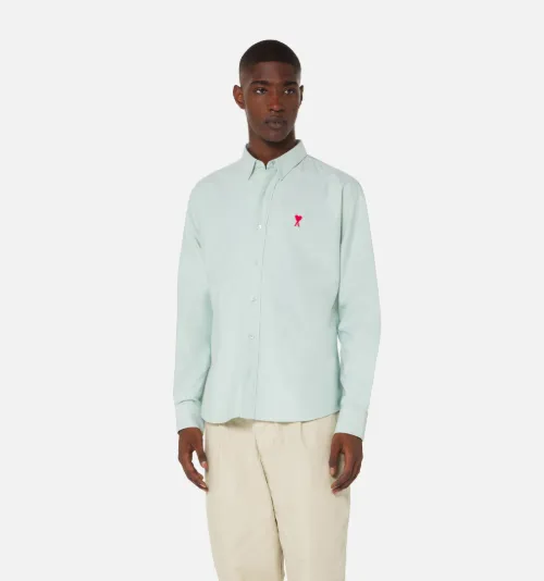 Button-Down Ami De Coeur Shirt - AMI 