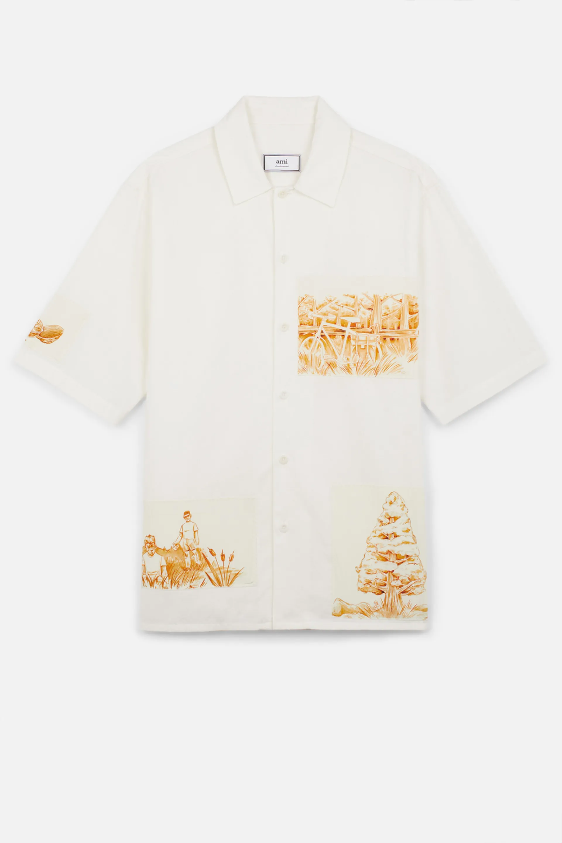 On Sale - Camp Collar Shirt | AMI PARIS