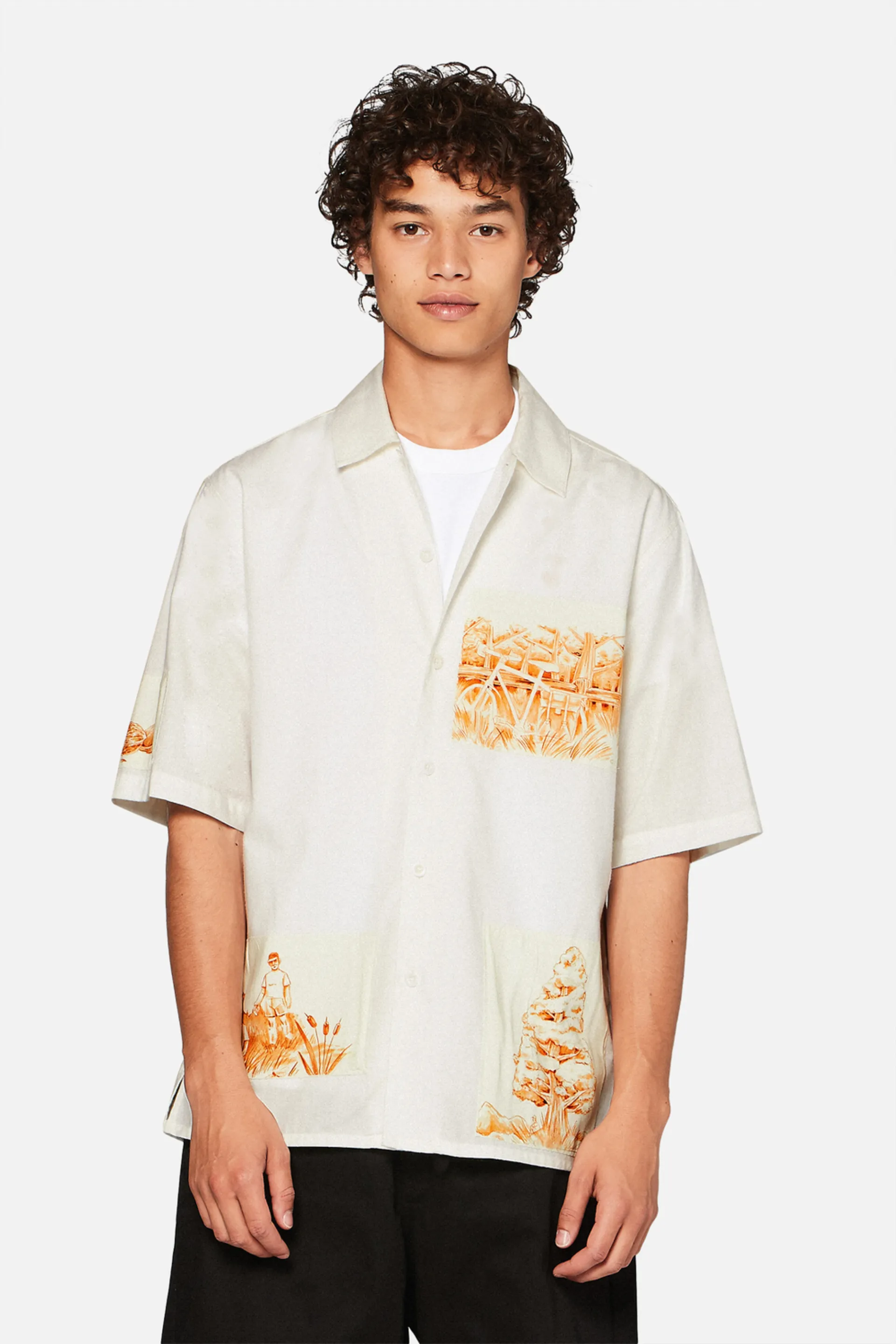On Sale - Camp Collar Shirt | AMI PARIS