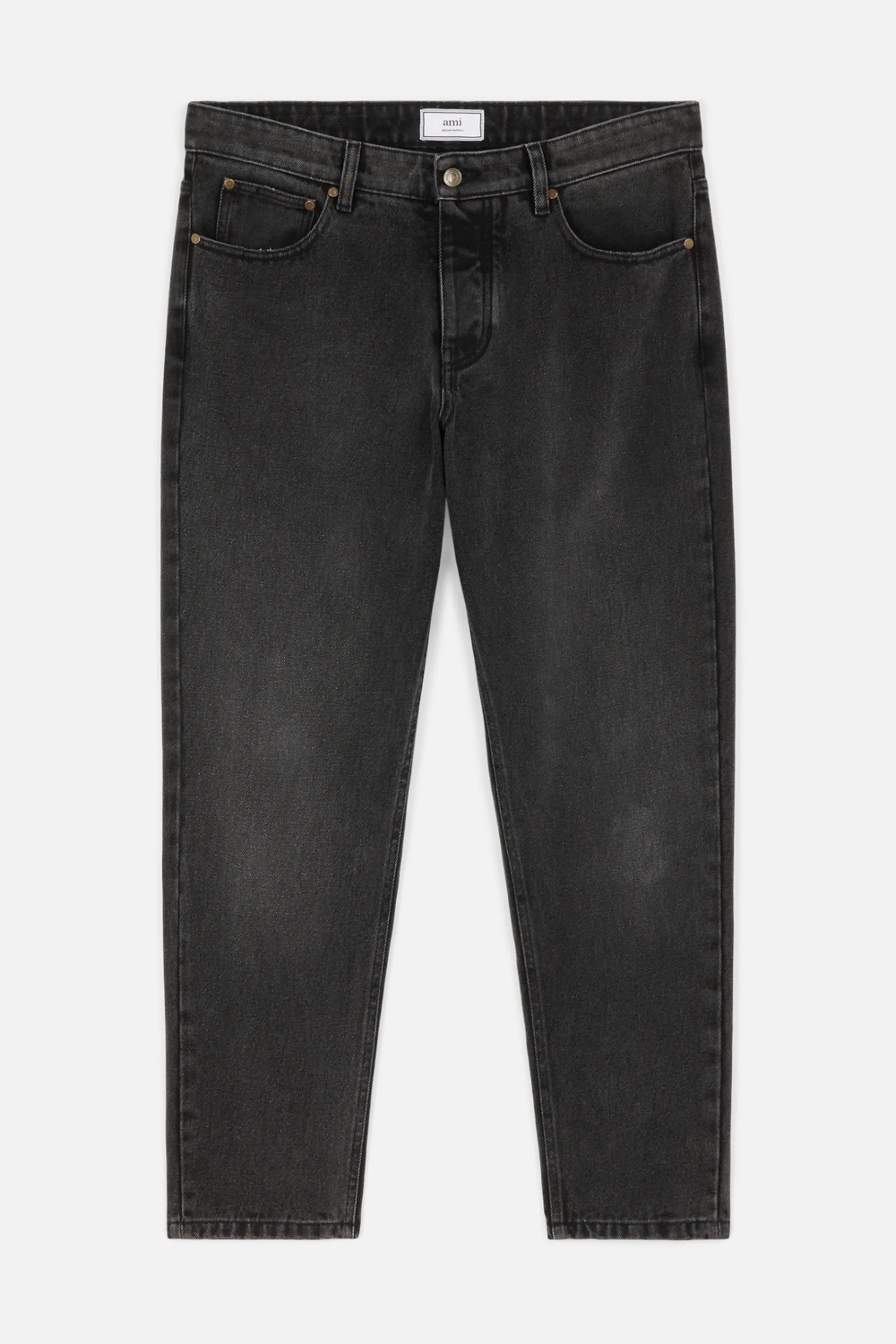 carrot fit jeans black