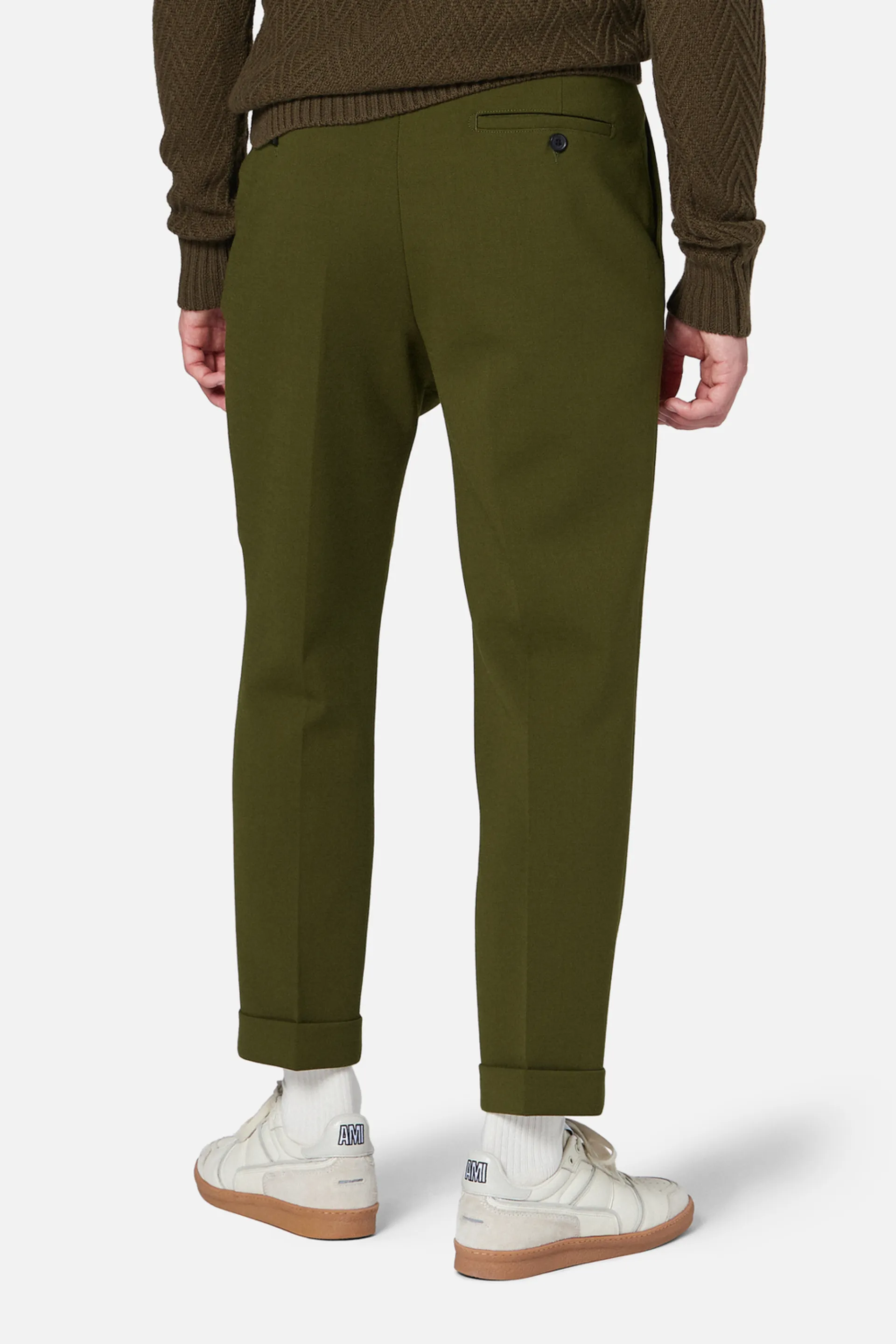 zara carrot fit trousers