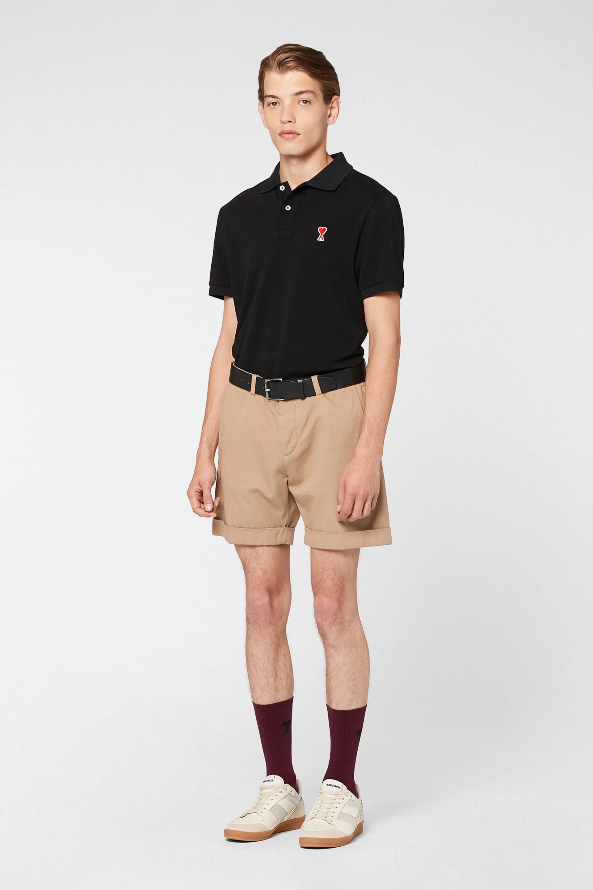 chino pants and polo shirt