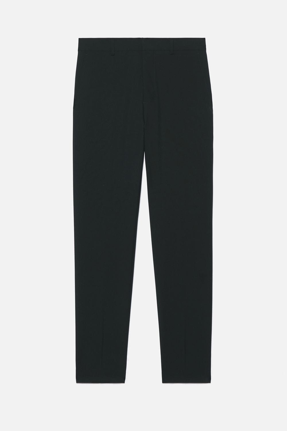 zara black cigarette trousers