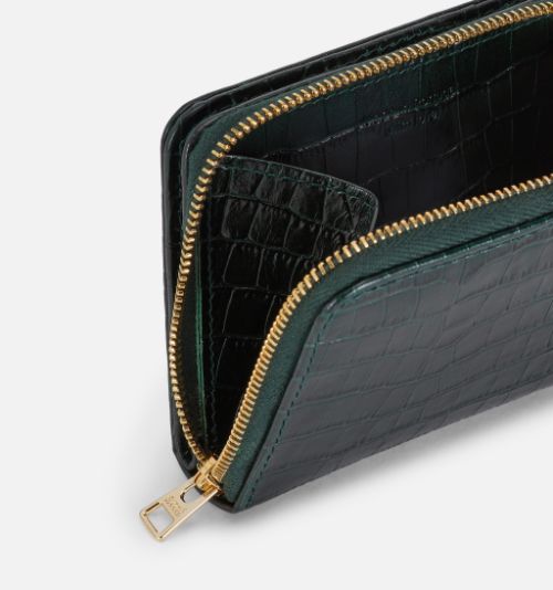 Green Compact Wallet Ami De Coeur Stud | AMI PARIS US