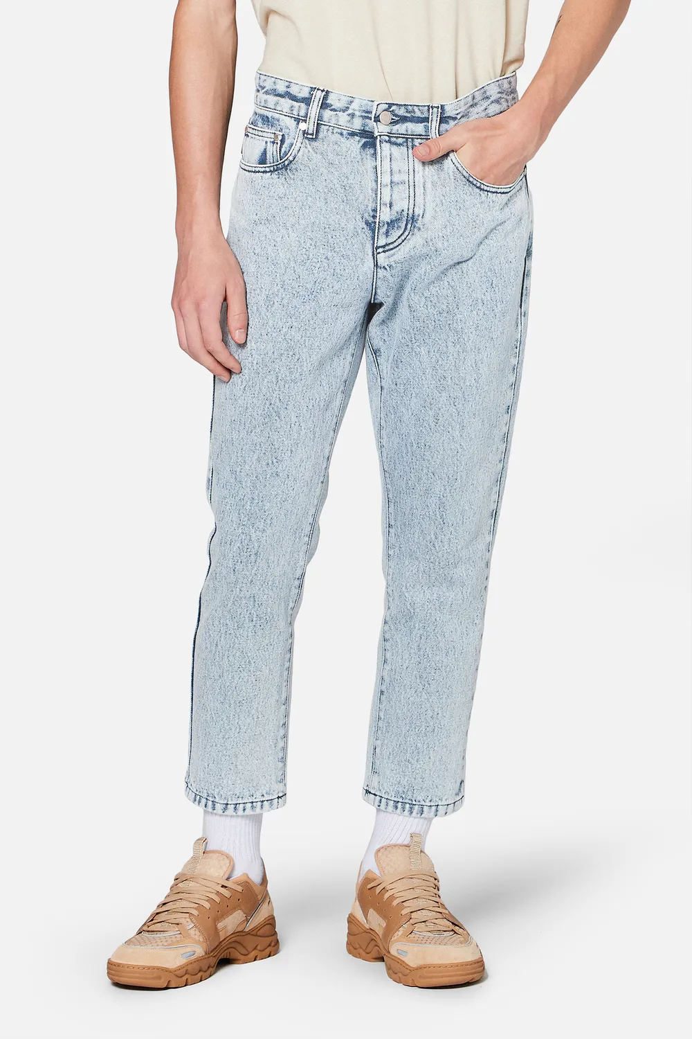 ami cropped jeans