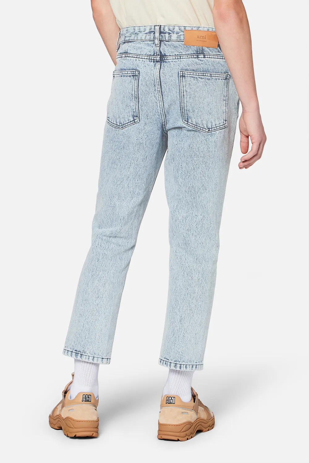 ami cropped jeans