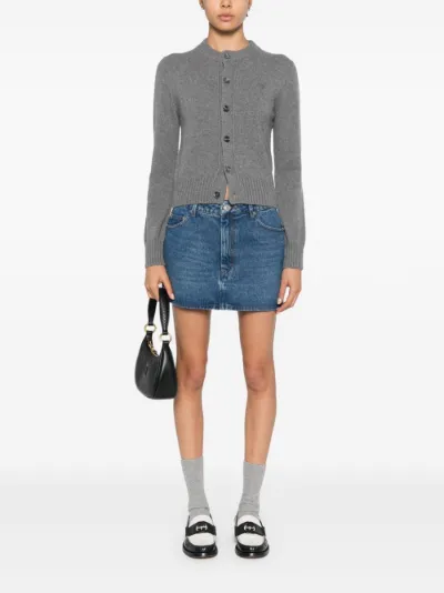 AMI Paris denim mini skirt Eraldo MH