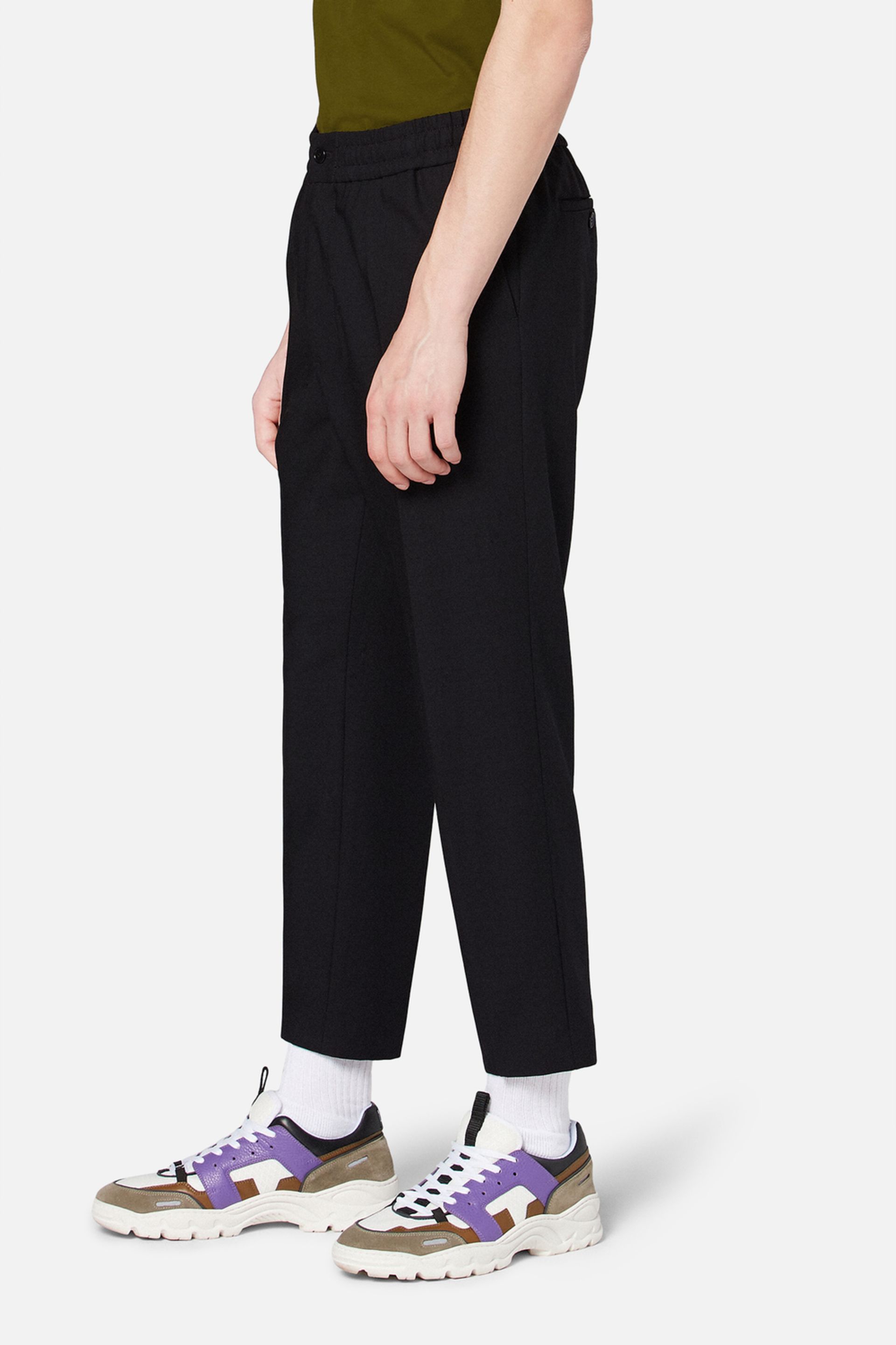 elasticated waist palazzo trousers