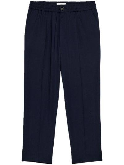 Elasticated waist hot sale tapered trousers