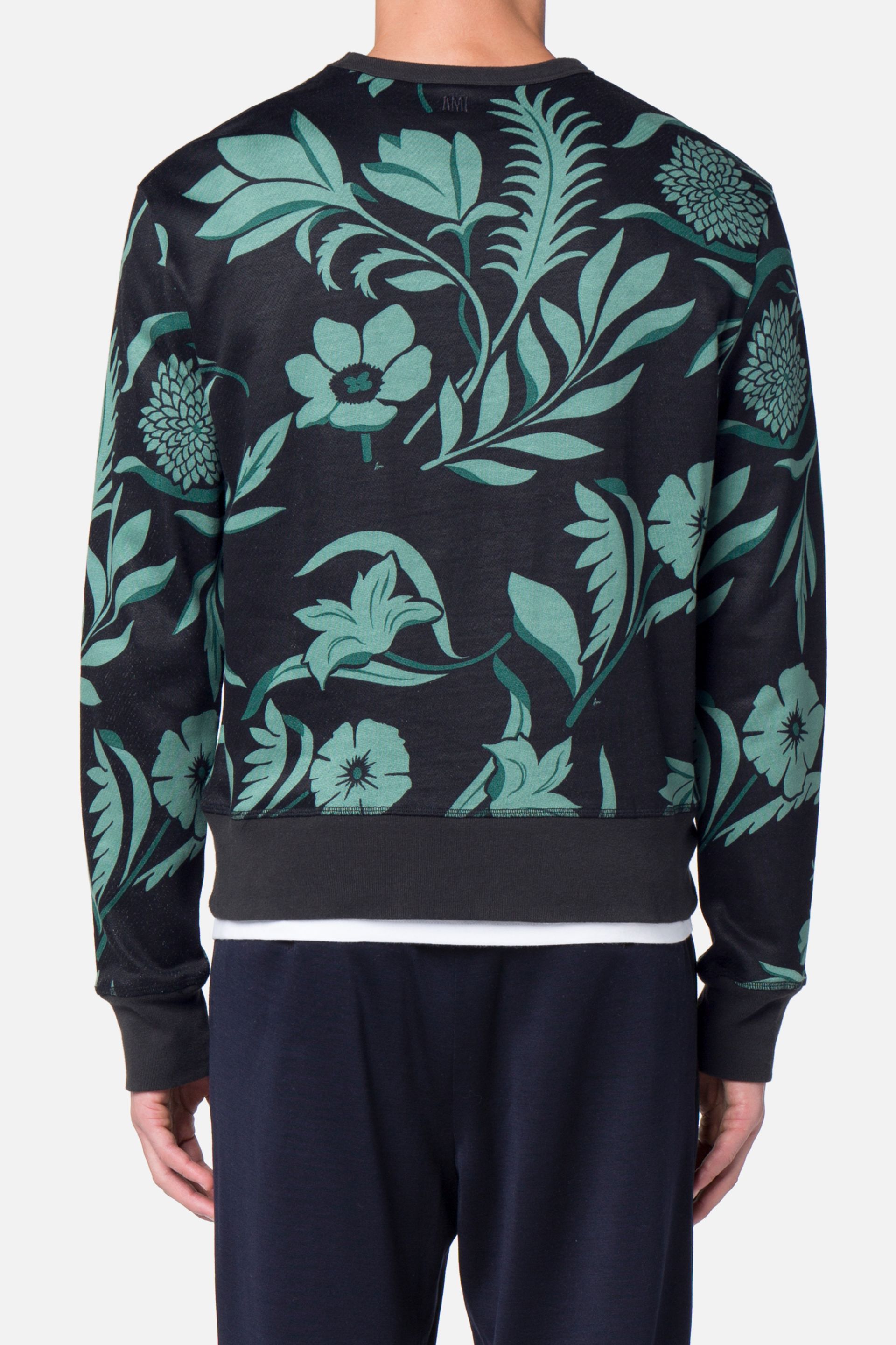 flower print sweatshirt