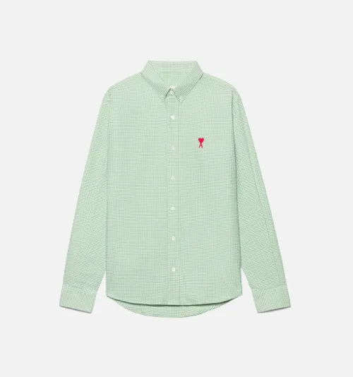 Gingham Button-Down Ami De Coeur Shirt 