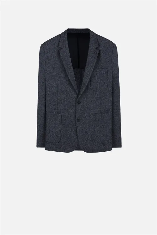 half lined suit jacket