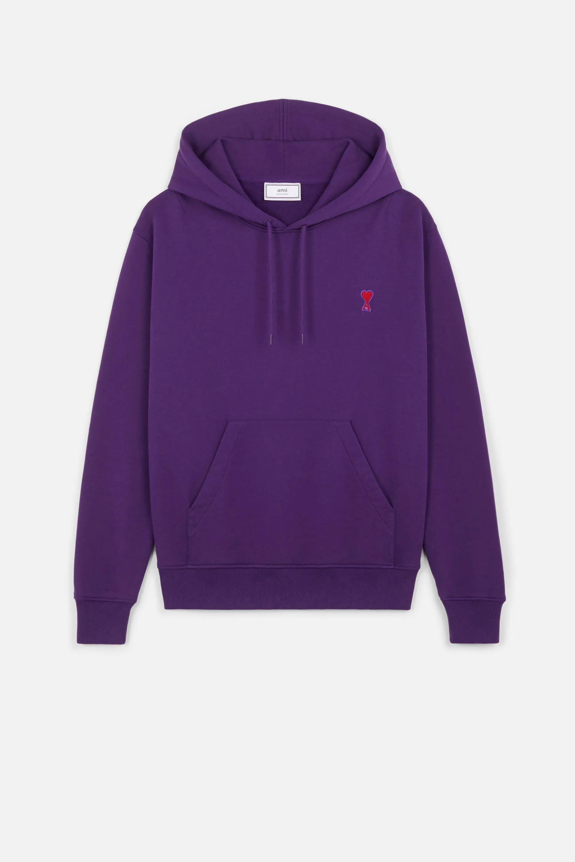 purple cotton hoodie