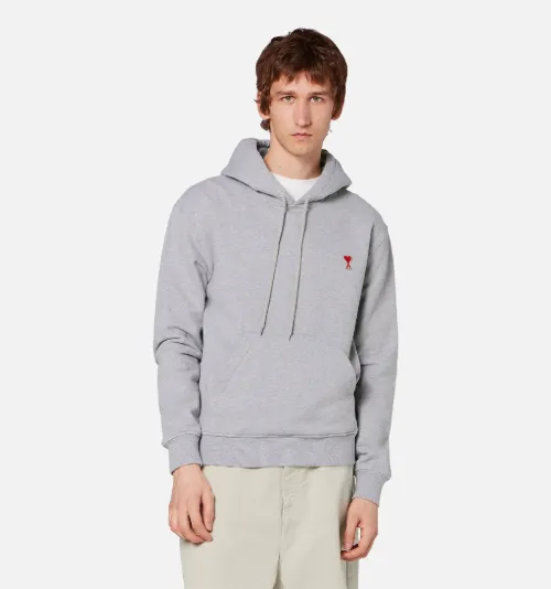 Ami paris hoodie discount grey