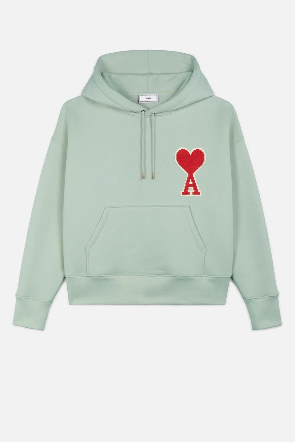 ami big heart sweatshirt