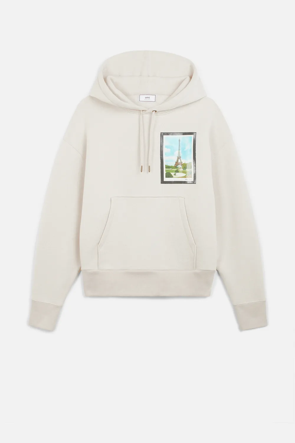 Ami paris postcard online hoodie