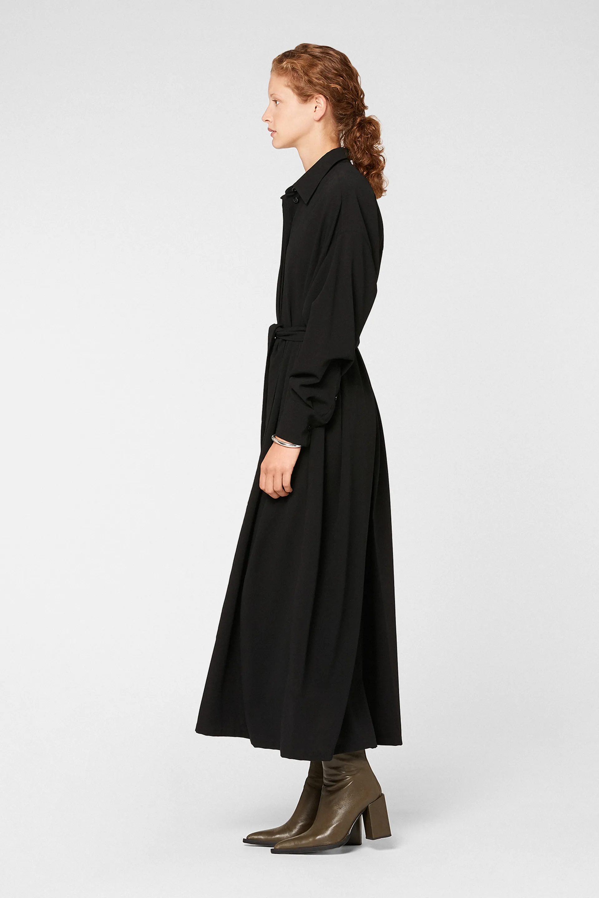 shirt collar jumpsuit