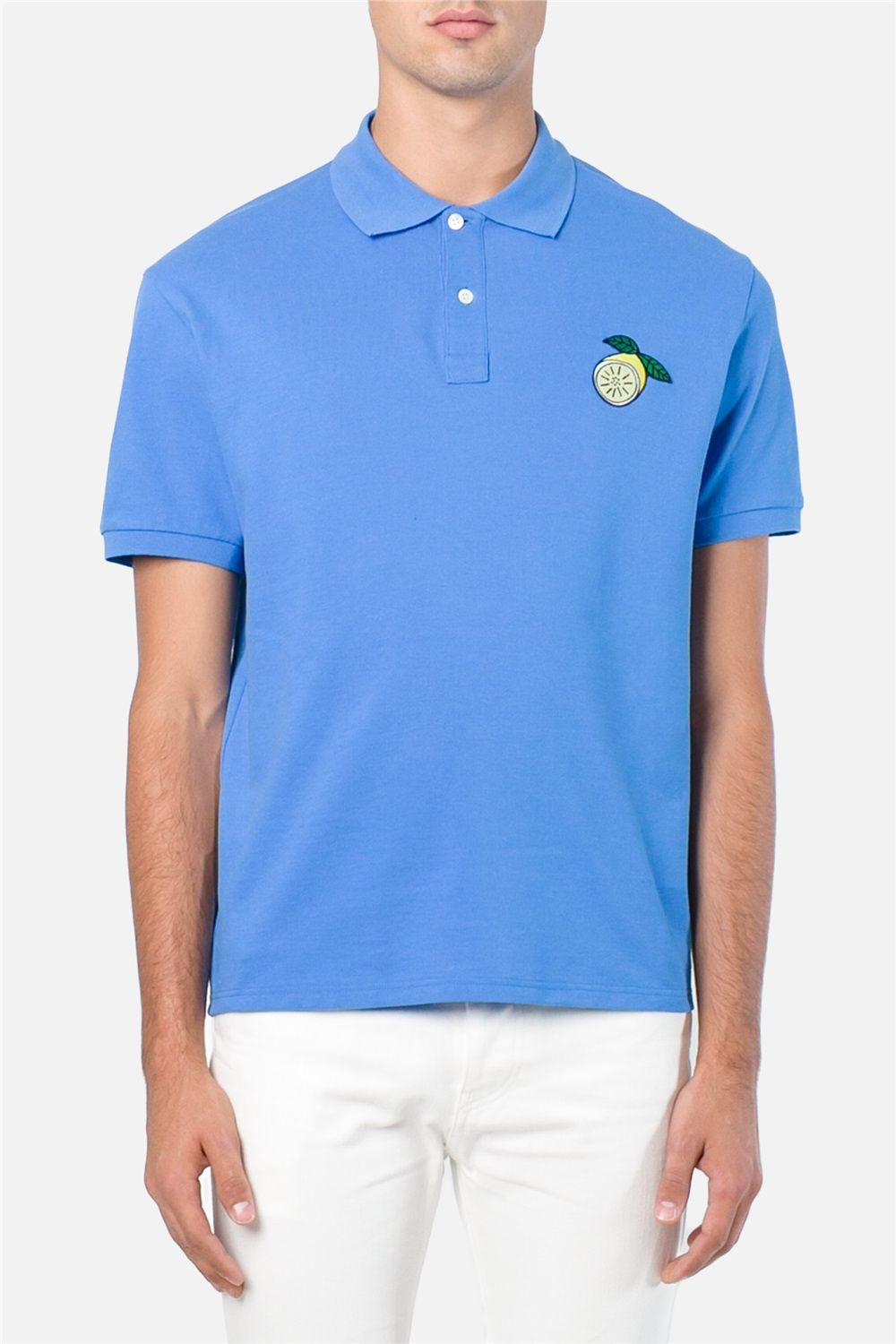 lemon polo shirt