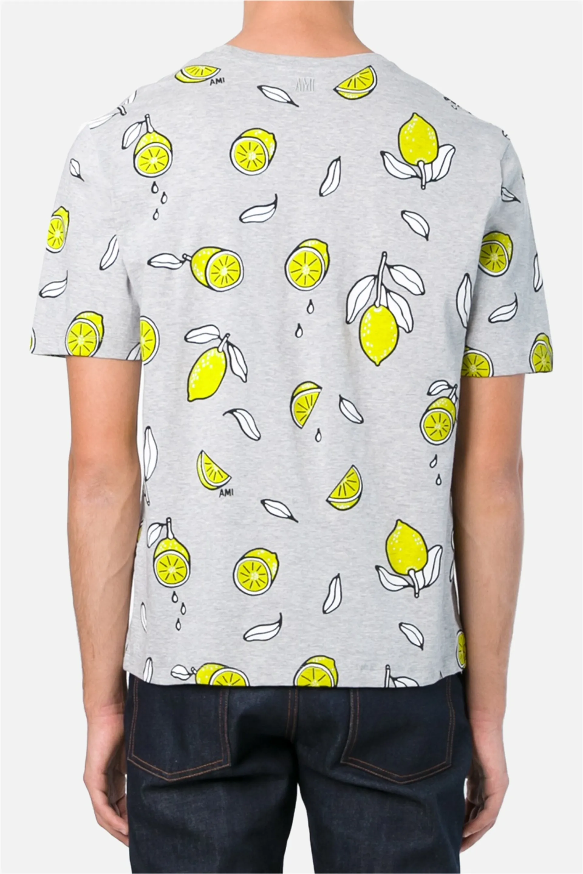 men's lemon print shirt