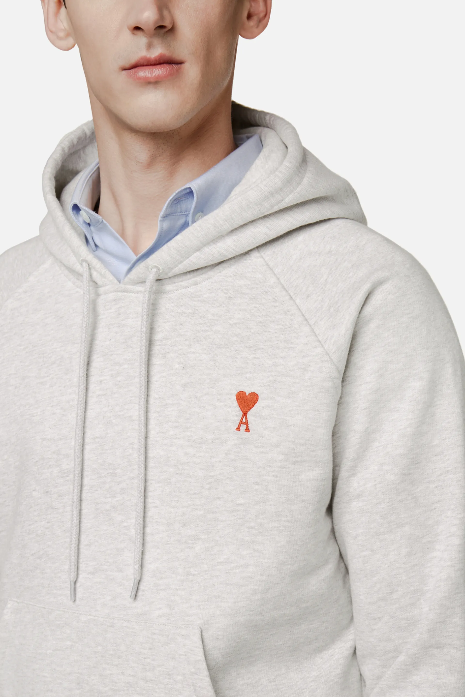 ami red hoodie