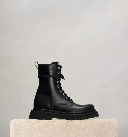 Black Mid Height Boots | AMI PARIS GB