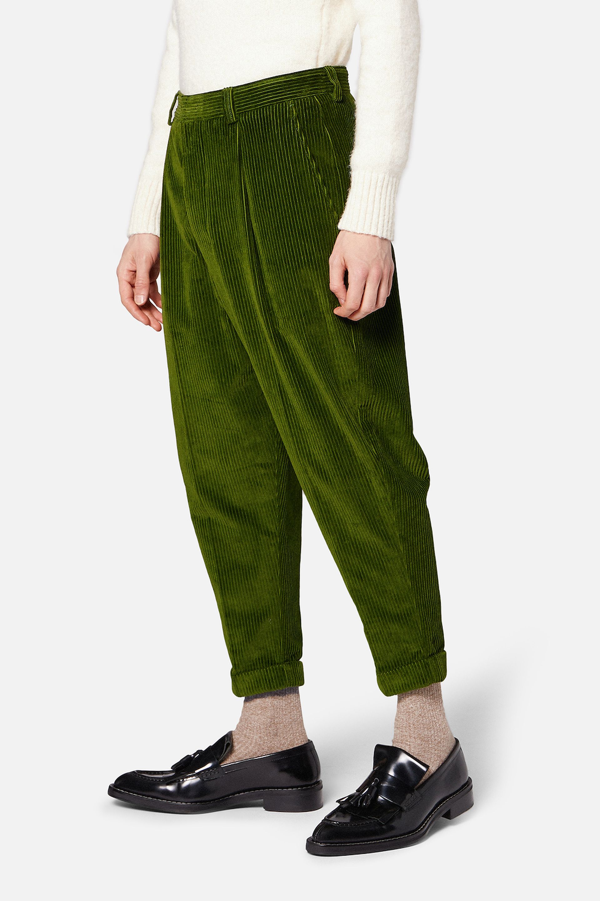 zara carrot cropped trousers