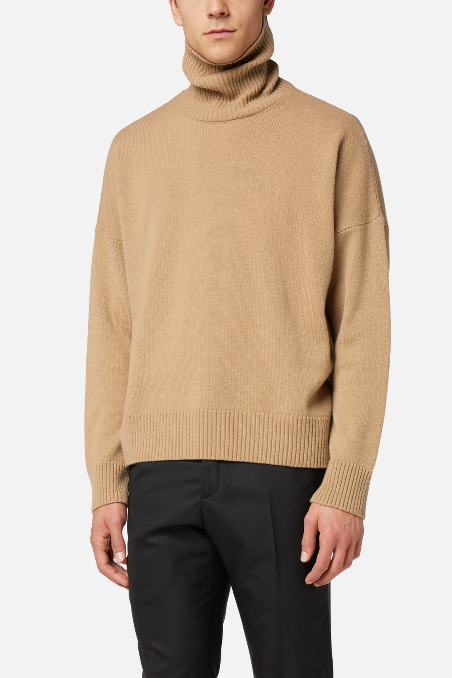 ami roll neck sweater