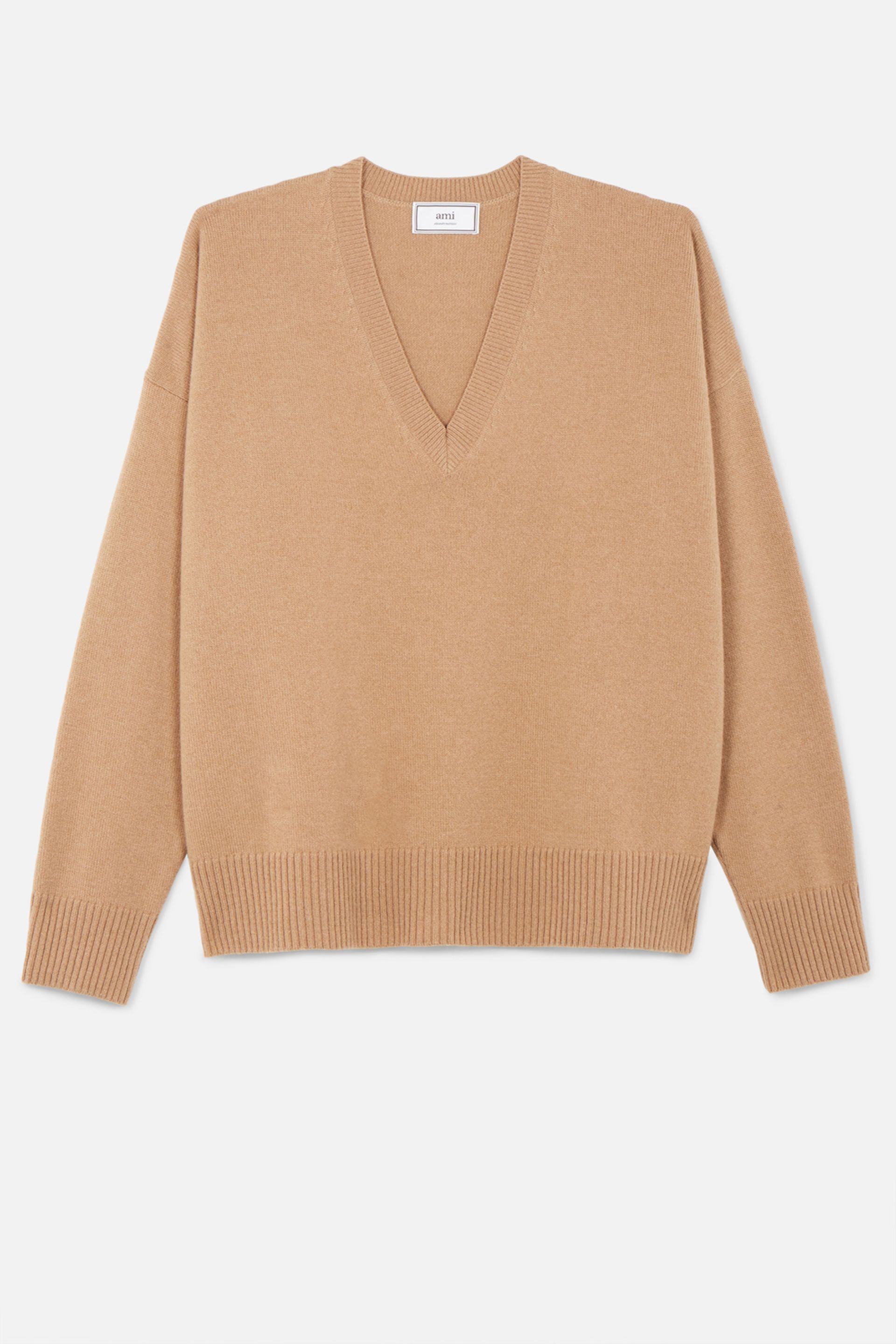 oversized v neck sweatshirt