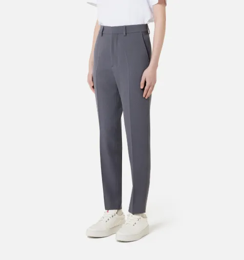 Pantalon discount cigarette gris