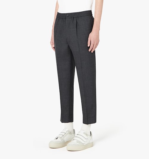 Ami Paris Pantalon De Costume Court Ami Alexandre Mattiussi